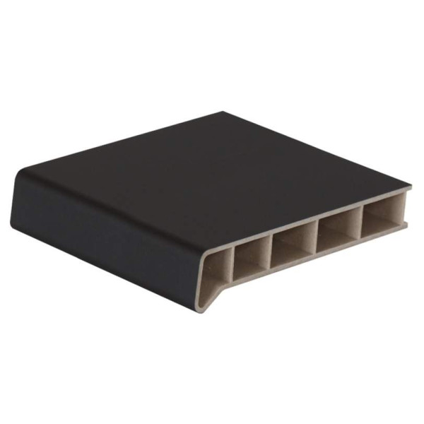 Подоконник пластиковый Moeller LD S 30 /200/ ЧЕРНЫЙ УЛЬТРАМАТ /5,5м/ (clean-touch)-1