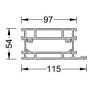 Профиль цоколя ALUMARK 115/97 мм 6м Белый RAL9016