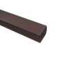 Профиль декоративный для VENTUS, коричневый RAL8017 L=2000