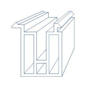 Профиль подставочный, совместим с профилем VEKA 60 / WHS 60 (110.026), 6.5м