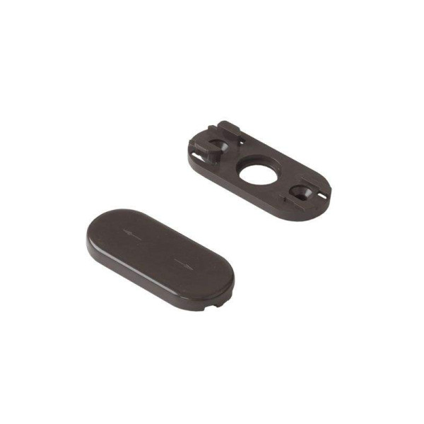 Розетка Rotoline, коричневый RAL8019 / коричневый-2