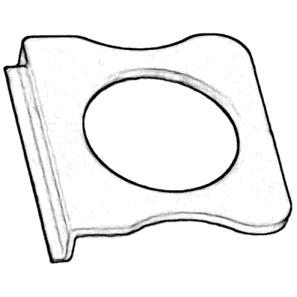 Ручка Bauset ABS для МС белая квадратная-3