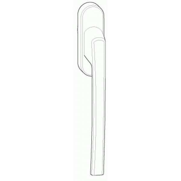 Ручка Patio S, штифт 43 мм, белая-4