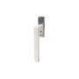 Ручка KORA 175 с четырёхгранным штифтом 7 мм, 90 градусов, белая RAL9010, 02466410