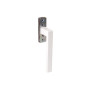 Ручка KORA 175 с четырёхгранным штифтом 7 мм, 90 градусов, белая RAL9010, 02466410