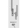 Ручка наружняя HS 300 PZ, средняя бронза (только с PMHB0050-530010)