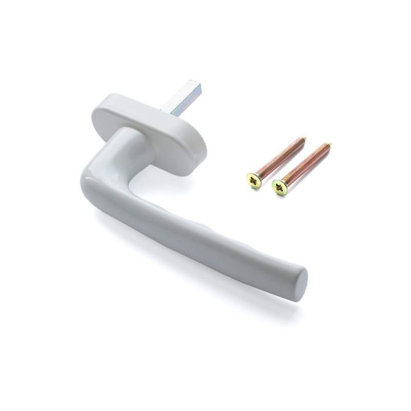 Ручка оконная HOPPE 37 мм (9016) 0960/U26 белый, (45°) +2 винта-4