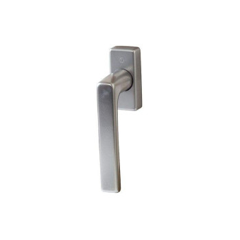 Ручка оконная HOPPE Dallas Secustic алюминиевая, штифт variofit 32-52 мм (F9) титан, 90° , 2 винта М5х55/60