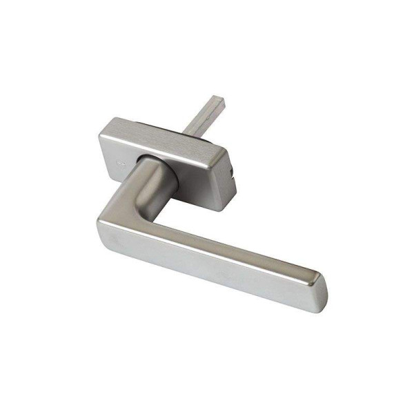 Ручка оконная HOPPE Dallas Secustic алюминиевая, штифт variofit 32-52 мм (F9) титан, 90° , 2 винта М5х55/60-1