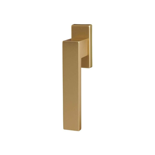 Ручка оконная Internika DUBLIN 35 мм, алюминиевая, 2 винта, золото F3 (45°) (матовая поверхность)-1