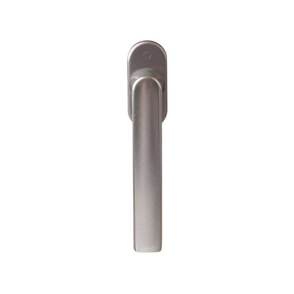 Ручка оконная алюминиевая  HOPPE Hamburg SecuForte, штифт vario fit 32-42 мм, 45°, 2 винта М5х45,  2 винта М5х50, титан-3