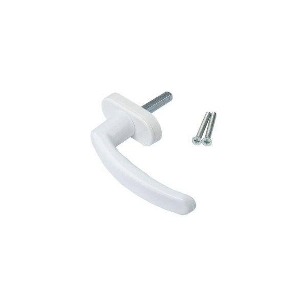 Ручка оконная пластиковая, 38mm, белый (RAL9016)