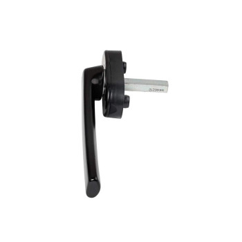 Ручка плоская для Patio Fold с логотипом Roto, 35 мм, фиксация на 90 градусов, цвет R06.2М (черный янтарь матовый)