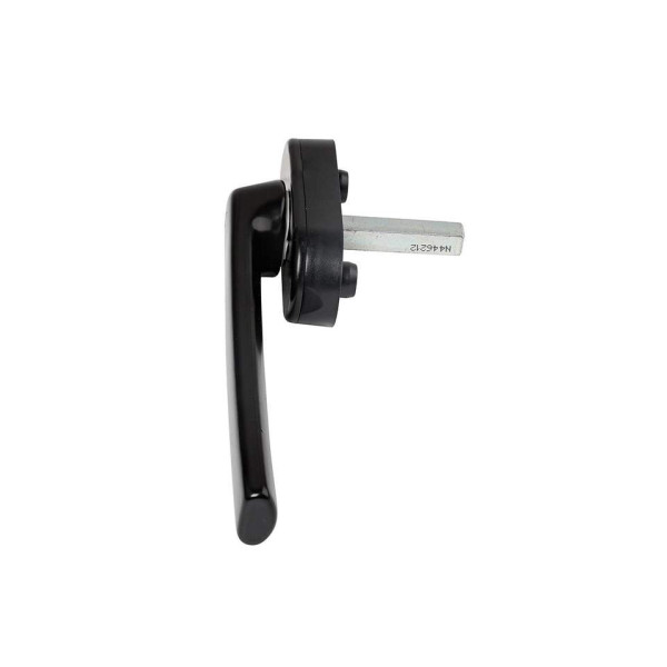 Ручка плоская для Patio Fold с логотипом Roto, 35 мм, фиксация на 90 градусов, цвет R06.2М (черный янтарь матовый)