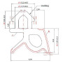 Уплотнитель совместим с профилем REHAU 002 (стеклопакет), EPDM, чёрный