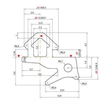 Уплотнитель совместим с профилем VEKA 253 (рама, стеклопакет), EPDM, серый