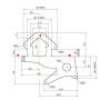 Уплотнитель совместим с профилем VEKA 253 (рама, стеклопакет), EPDM, серый