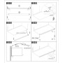 STRIP-2 LED светильник линейный с ИК выключателем, 600 мм, серебристый, 12V, нейтральный белый 4500K, 330Lm, 6.8W