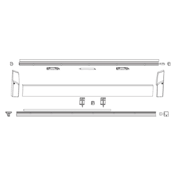 Шины SKB-S/SE/Z 1051-1250, комплект белый