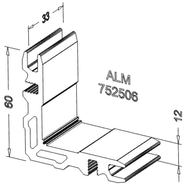 Соединитель угловой ALUMARK для ALM252200-4