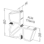 Соединитель угловой ALUMARK для ALM270103