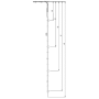 Средний запор 850-1200 мм. (2 цапфы) Elementis 2