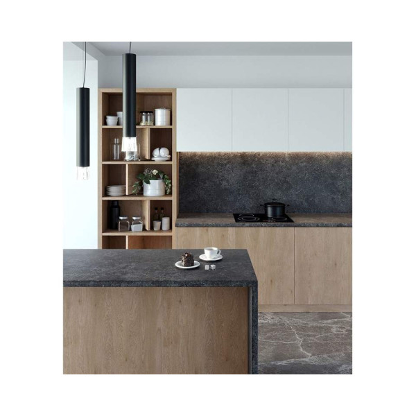 Стеновая панель FS820 S6 Трюфель антрацит, ELEGANCE, 4100х600х6 мм-1