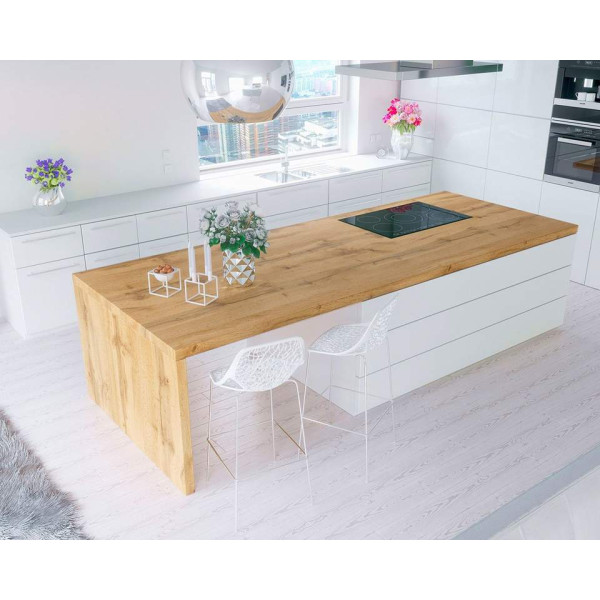 Стеновая панель  R3 FS2220 W1 Дуб Торрес , 4100х600х6 мм-1
