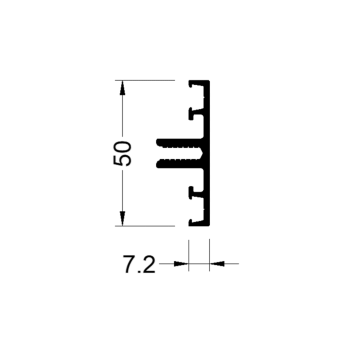 Стойка и Ригель 7 мм 6,8м  9016