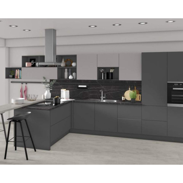Столешница-постформинг R3 F206 ST75 Камень Пьетра Гриджиа черный ELEGANCE, 3050х600х38 мм-1