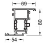 Створка оконная ALUMARK54/69 мм 6м Белый RAL9016