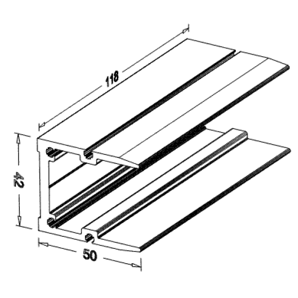 Т-соединитель для 150135 ALUMARK 119мм-3