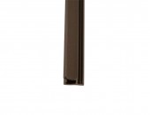 Уплотнитель для деревянных евроокон DEVENTER на наплав створки, ширина паза 3 мм, ТЭП, темно-коричневый RAL 8014