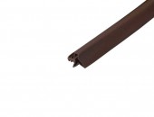 Уплотнитель контурный для межкомнатных дверей DEVENTER, ТЭП, темно-коричневый RAL 8014