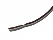 Уплотнитель щеточный самоклеющийся, FIRMAX, 9х6мм, коричневый