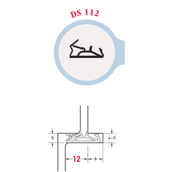 Уплотнитель DS112 черный