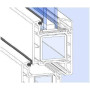 Уплотнитель для рамы и стеклопакета VEKA, черный