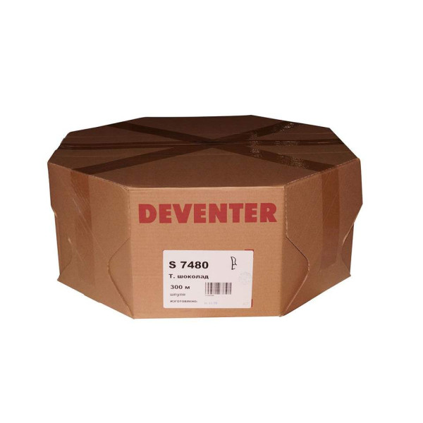 Уплотнитель контурный для межкомнатных дверей DEVENTER, ТЭП, темный шоколад RAL 8017