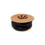 Уплотнитель упорный порога ALUMARK EPDM 80м черный
