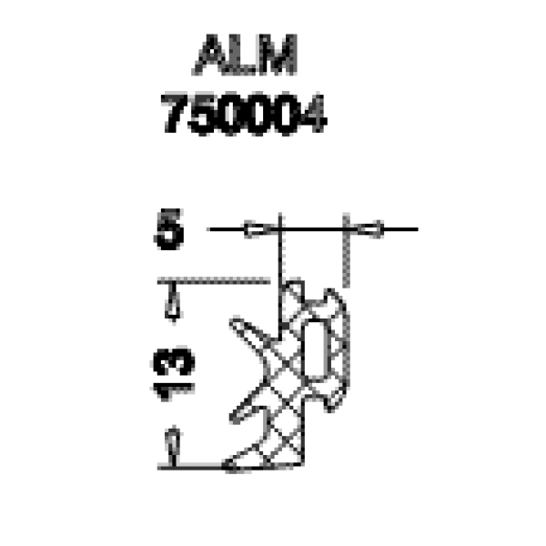 Уплотнитель заполнения наружный ALUMARK 4мм EPDM 250м черный-4