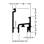 Профиль водоотводный АЛЮСТАРТ, алюминий, неокрашенный
