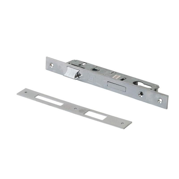 Замок ELEMENTIS с защелкой для алюминиевых дверей, ПЦ30*30 с накладкой, 1153/F23/20/85/8-3