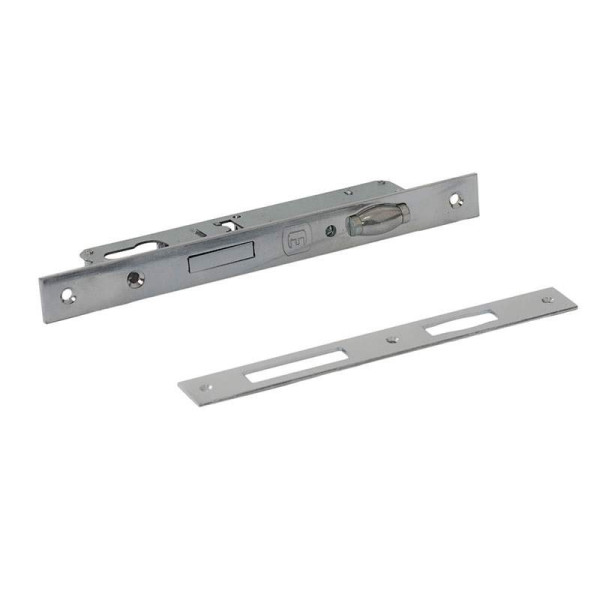 Замок ELEMENTIS с роликом для алюминиевых дверей, ПЦ30*30 с накладкой, 1155/F23/20-2