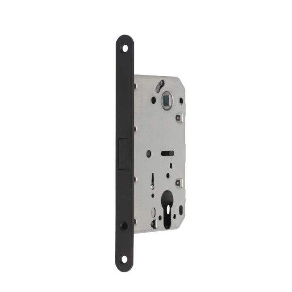 Замок магнитный MAXBAR с ответной планкой, 50x85x18, PZ, универсальный, черный матовый