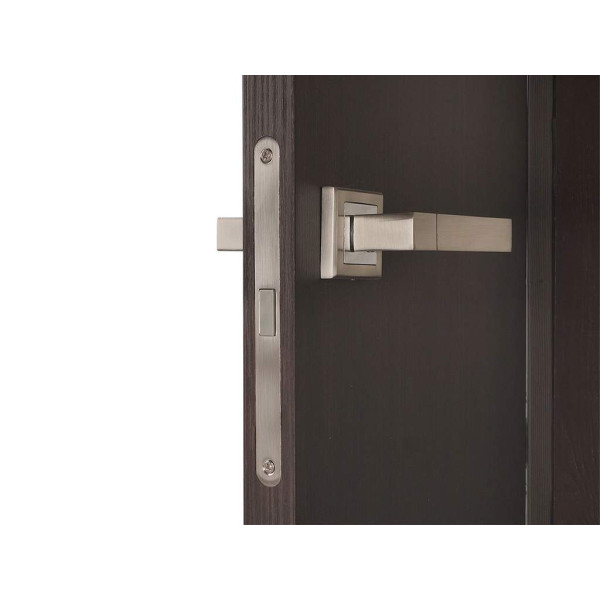 Замок магнитный MAXBAR с ответной планкой, 50x96x18, для сантехнических узлов , универсальный, никель матовый-4