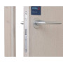 Замок магнитный WC 50x8x96x6 штульп овал 18 мм, хром матовый с ответной планкой W7 и винтами