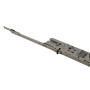 Замок многозапорный  G-TS MM с ригелем с 2 iS цапфами E92 PZ DM35 Цвет: серебро L=1.347 фикс.
