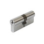 Замок ELEMENTIS ригель с защелкой c ответной планкой, 2 накладки с ПЦ 35х35, 3 ключа, 1153/F23/30/85/8