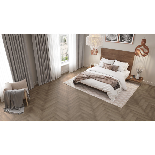 SPC ламинат Alpine Floor Light Parquet дуб насыщенный 13-7-2