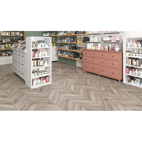 SPC ламинат Alpine Floor Chevron Дуб Исида ECO 18-8-3